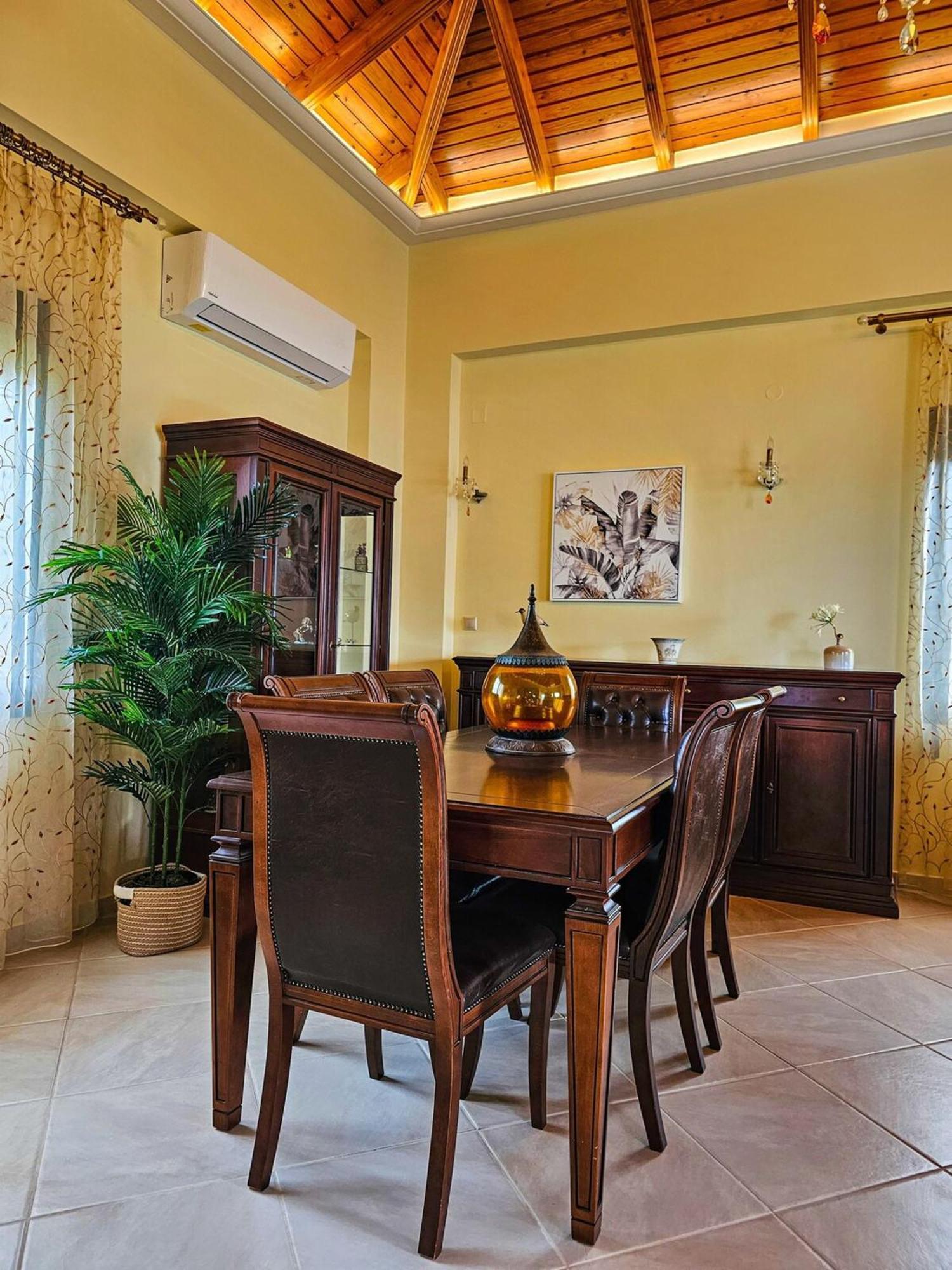 Villa Aitheras With Sea Views And Garden Sternai ภายนอก รูปภาพ