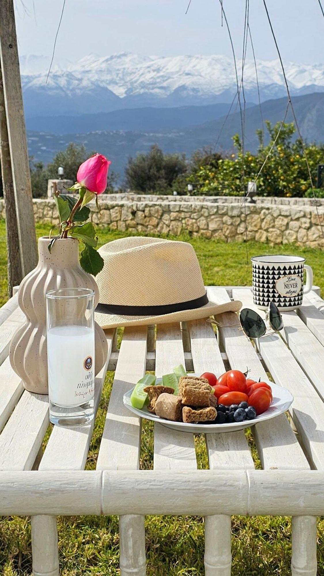Villa Aitheras With Sea Views And Garden Sternai ภายนอก รูปภาพ